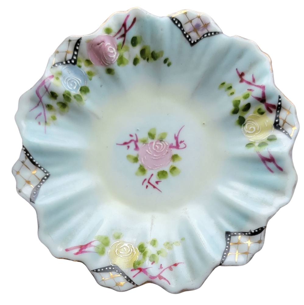 ♡Vintage Handpainted Nippon Ring Dish